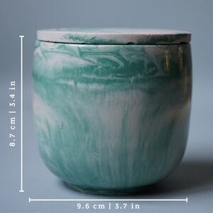 Handmade Concrete Candle: Tangerine | Passionfruit | Musk